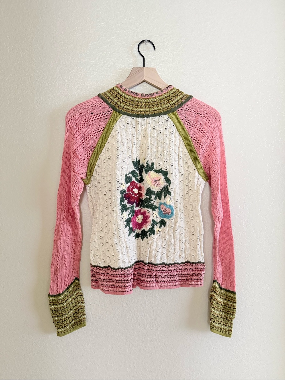 IVKO Crochet Knit Floral Cardigan - Picture 4 of 8